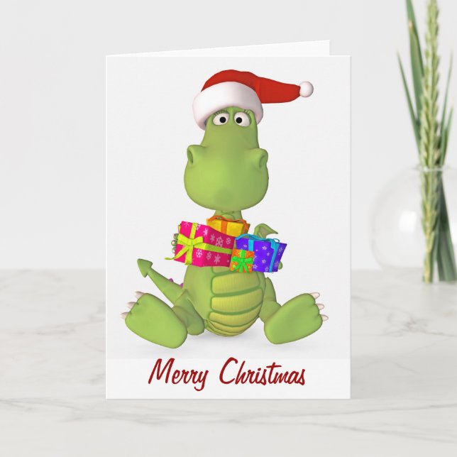 Cartes Pour Fêtes Annuelles dragon (Devant)