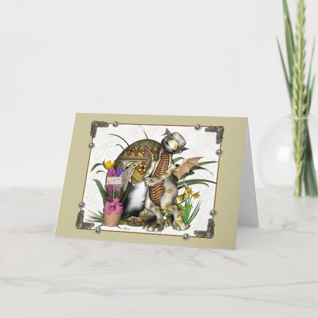 Cartes Pour Fêtes Annuelles Dragon Baby 2 (Devant)