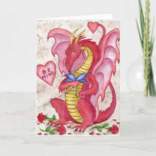 Cartes Pour Fêtes Annuelles Dragon de Valentine