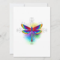 Dragonfly en arc-en-ciel
