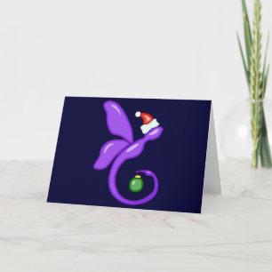 Cartes Pour Fêtes Annuelles Dragonfly Xmas lisse