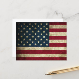 Cartes Pour Fêtes Annuelles Drapeau américain