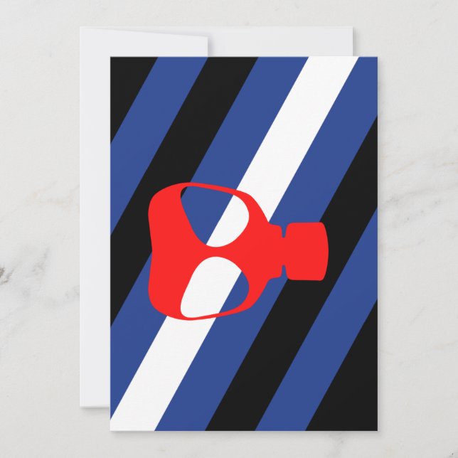 Cartes Pour Fêtes Annuelles Drapeau de fierté de masque (Devant)