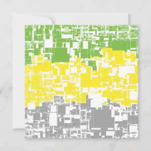 Cartes Pour Fêtes Annuelles Drapeau de fierté lithromantique abstrait funky gé