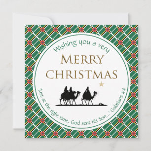 Cartes Pour Fêtes Annuelles DRAPEAU DOMINICA Trois Sages Hommes Noël DOMINICAI