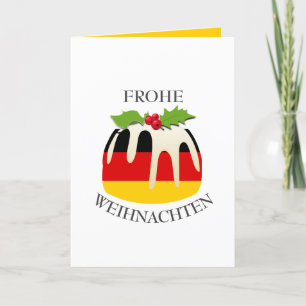 Cartes Pour Fêtes Annuelles DRAPEAU GERMANY   Cravate de Noël   Solive