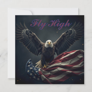 Cartes Pour Fêtes Annuelles Drapeau patriotique américain