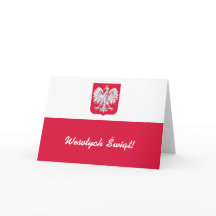 Drapeau polonais Wesołych Świąt Flaga Polski