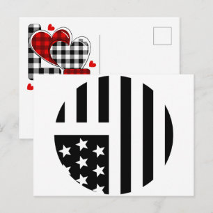 Cartes Pour Fêtes Annuelles Drapeau USA 2026 – Drapeau américain audacieux pou