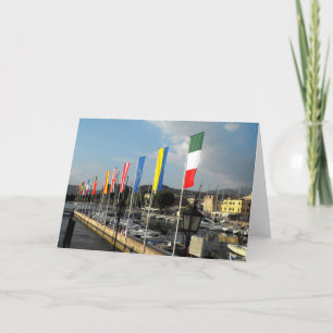 Cartes Pour Fêtes Annuelles Drapeaux à Bardolino