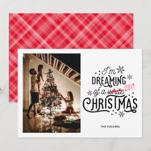 Cartes Pour Fêtes Annuelles Dreaming of a Christmas Funny Holiday Card 2019