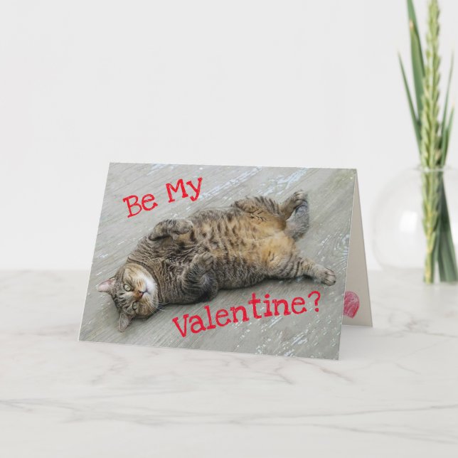 Cartes Pour Fêtes Annuelles Dreamy In Love Chat Saint Valentin (Devant)