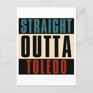 Cartes Pour Fêtes Annuelles Droite Outta Toledo Ohio OH