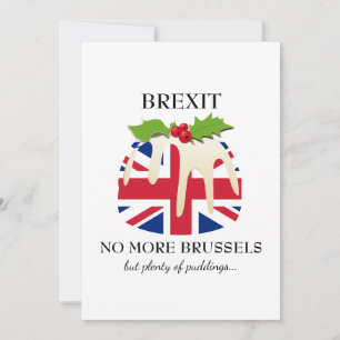 Cartes Pour Fêtes Annuelles Drôle   BREXIT   Noël