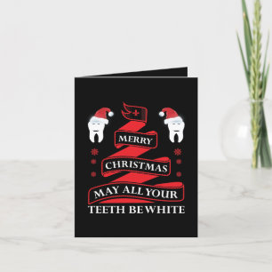 Cartes Pour Fêtes Annuelles drôle bureau de dentiste de Noël