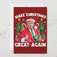 Drôle cadeau Père Noël Trump | Trump Noël
