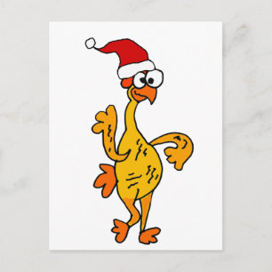 Cartes Pour Fêtes Annuelles Drôle Carton de Noël en Caoutchouc