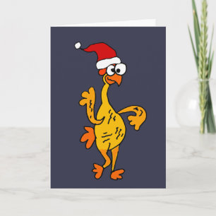 Cartes Pour Fêtes Annuelles Drôle Carton de Noël en Caoutchouc