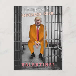 Cartes Pour Fêtes Annuelles Drôle de Donald Trump et sa Saint-Valentin