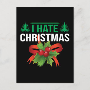 Cartes Pour Fêtes Annuelles drôle de haine mot de Noël