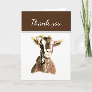 Cartes Pour Fêtes Annuelles Drôle de remerciement vieille chèvre  Animal, Humo