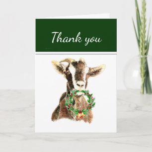 Cartes Pour Fêtes Annuelles Drôle de remerciement vieille chèvre Animal, Humo