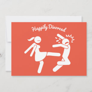 Cartes Pour Fêtes Annuelles Drôle Divorce Sympathy Dons