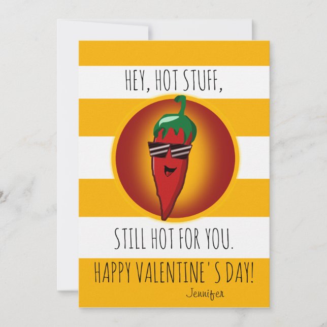 Cartes Pour Fêtes Annuelles Drôle Épouse chaude à Mari Valentine (Devant)