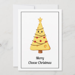 Cartes Pour Fêtes Annuelles Drôle Humour Cartoon Fromage Joyeux Noël