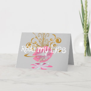 Cartes Pour Fêtes Annuelles Drôle Lisez Ma Note Lips Voiture