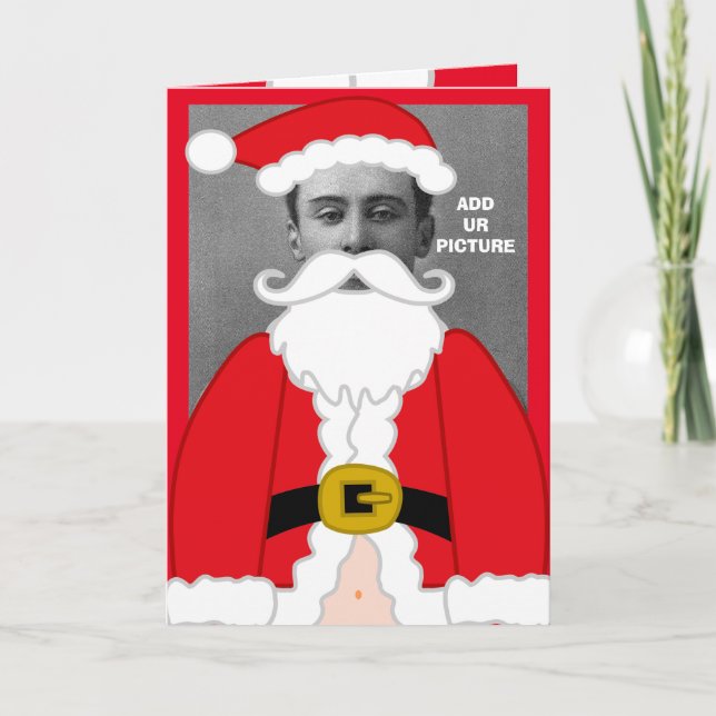 Cartes Pour Fêtes Annuelles Drôle Noël personnalisé. (Devant)