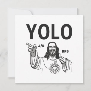 Cartes Pour Fêtes Annuelles Drôle Pâques Jésus JOLO plaisanter BRB