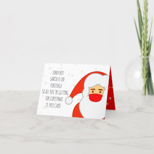 Cartes Pour Fêtes Annuelles Drôle Père Noël sur Furlough Happy Christmasque Co