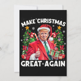 Cartes Pour Fêtes Annuelles Drôle Père Noël Trump | Rendre Noël super