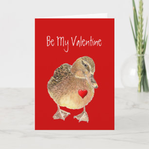 Cartes Pour Fêtes Annuelles Drôle Soit Ma Saint Valentin, Beau Canard