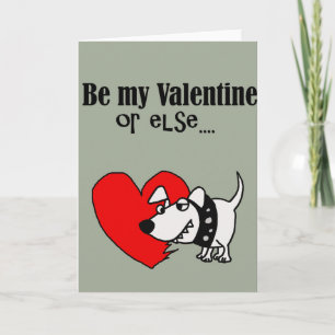 Cartes Pour Fêtes Annuelles Drôle Soit mon Dessin Valentin ou autre Chien