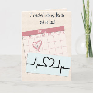 Cartes Pour Fêtes Annuelles Drôle Valentin Mon Docteur A Dit...