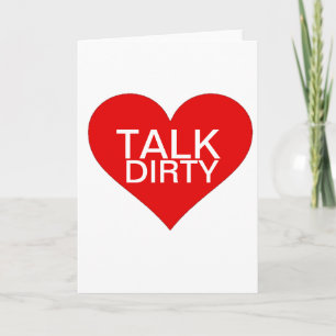 Cartes Pour Fêtes Annuelles Drôle valentine parler sale amour vente à succès