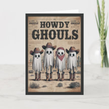Drôles de vieux fantômes western disent Howdy Hall