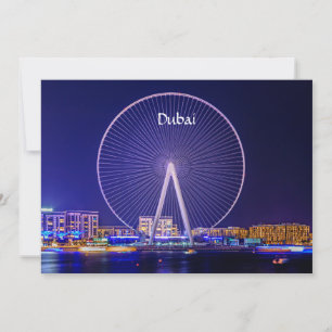 Cartes Pour Fêtes Annuelles Dubaï, grande roue