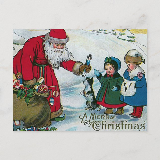 Cartes Pour Fêtes Annuelles "D'un Joyeux cru Noël" (Devant)