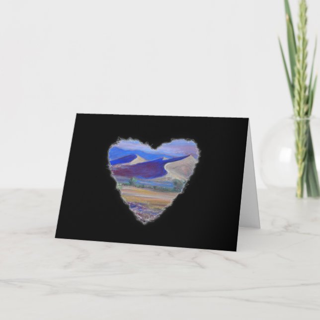 Cartes Pour Fêtes Annuelles Dune Heart Romance Valentine Love Card (Devant)