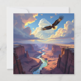 Cartes Pour Fêtes Annuelles Eagle Themed Keeping in Touch