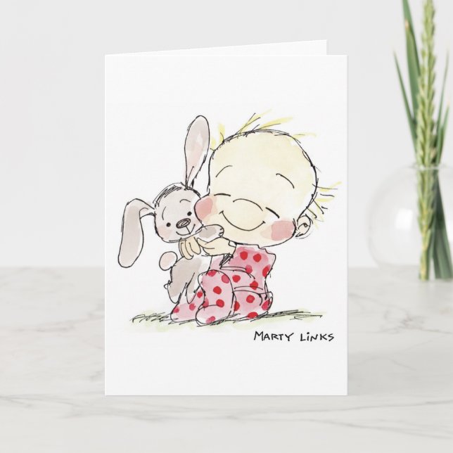 Cartes Pour Fêtes Annuelles EAS-007 Bunny Love ! (Devant)