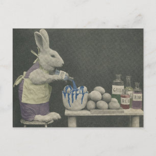 Cartes Pour Fêtes Annuelles Easter Bunny mourant oeufs