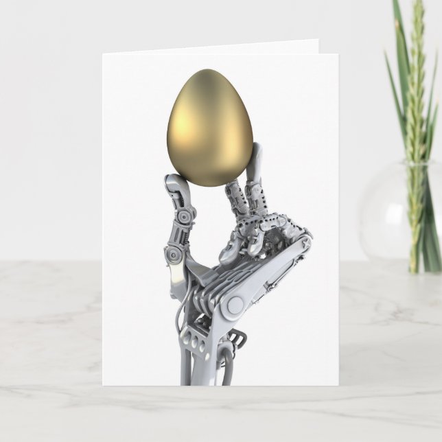 Cartes Pour Fêtes Annuelles Easter de haute technologie (Devant)