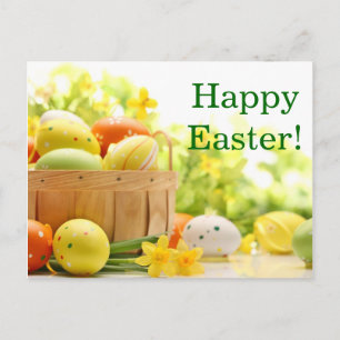 Cartes Pour Fêtes Annuelles Easter Decoration with Eggs