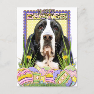 Cartes Pour Fêtes Annuelles Easter Egg Cookies - Basset Hound - Jasmine