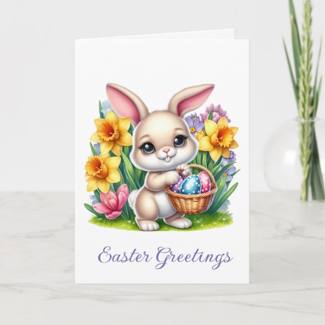 Cartes Pour Fêtes Annuelles Easter Greeting Card (Devant)