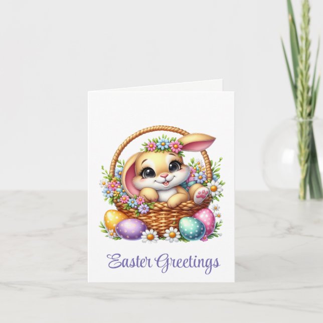 Cartes Pour Fêtes Annuelles Easter Greeting Card (Devant)